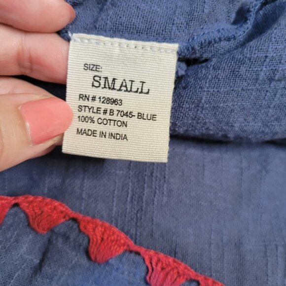 Banjara Bohemian Summer Dress with Pockets - Size Small - Picture 5 of 11